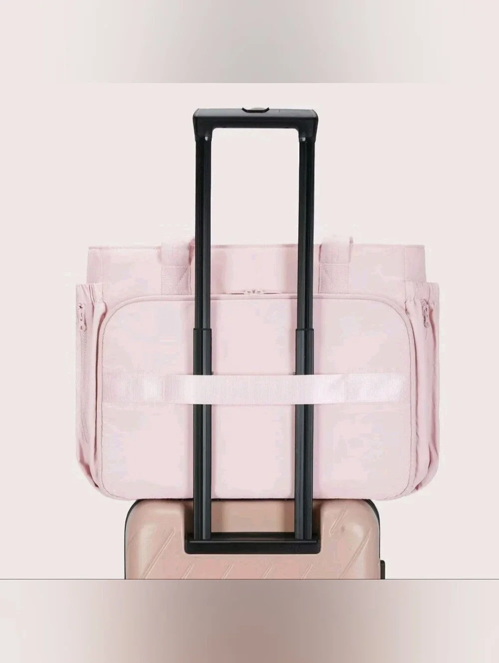 Bagsmart Lightweight Messenger & Laptop Bag Crush 26L Tote- Pink
